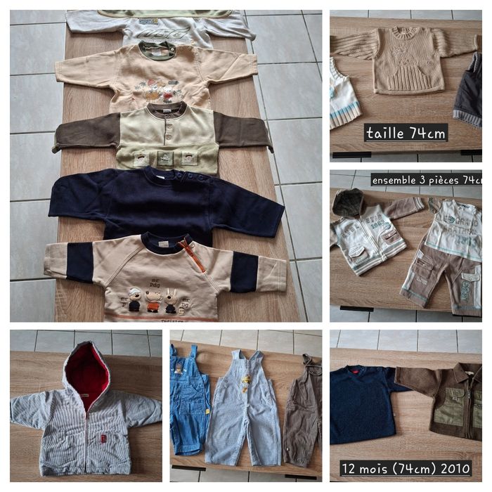 Lot garçon 9 mois ( 74cm) - photo numéro 2