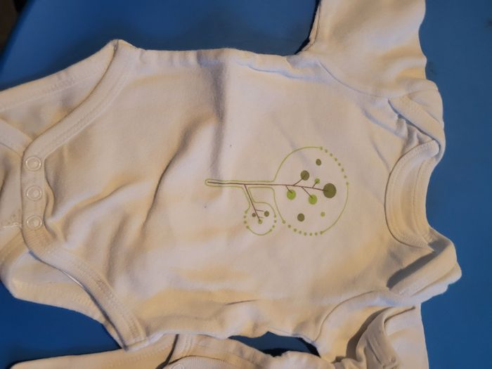 2 bodies manche courte 1 mois - photo numéro 2