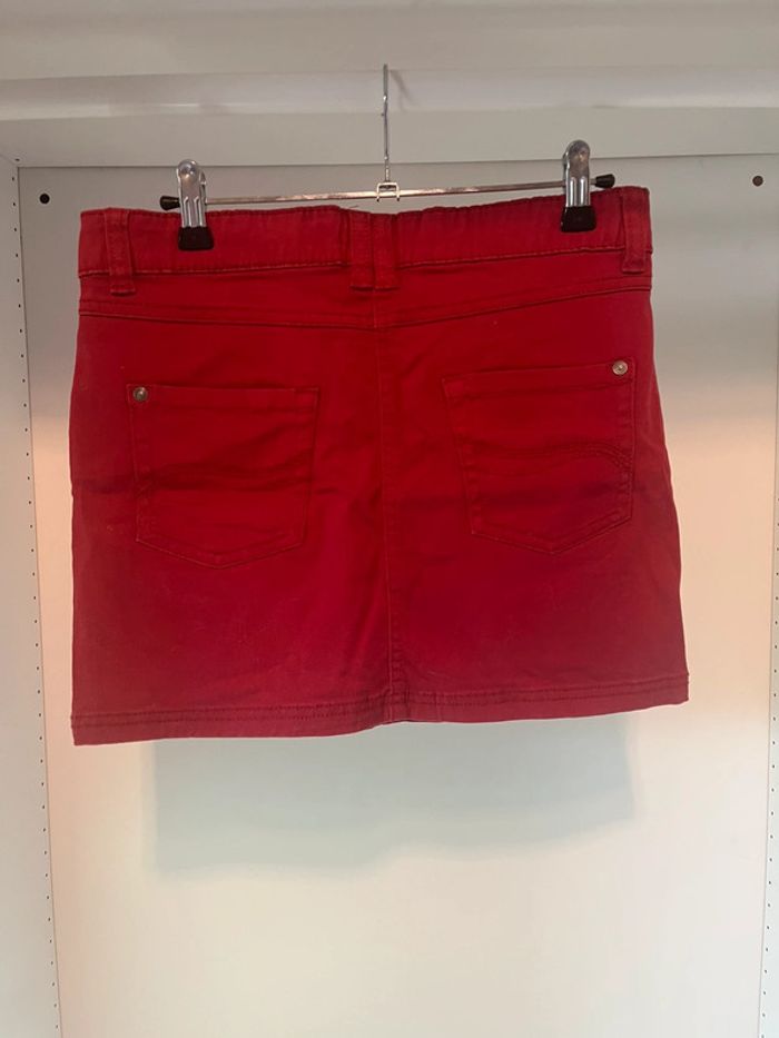 Jupe rouge foncé Basic One Taille 38 - photo numéro 2