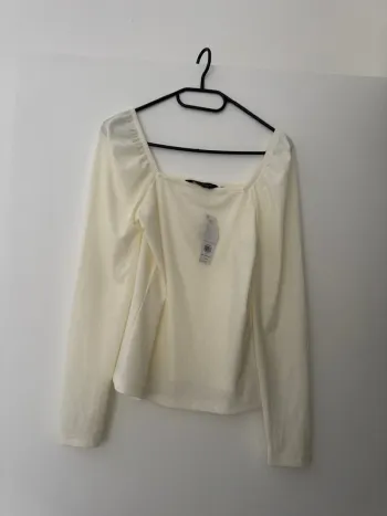 Blouse Blanche transparente neuve Dorothy Perkins