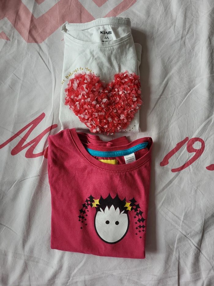 Lot t-shirts 4 ans