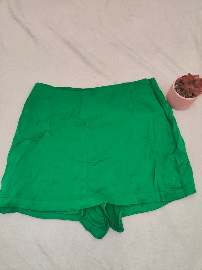 Jupe short verte pink me
