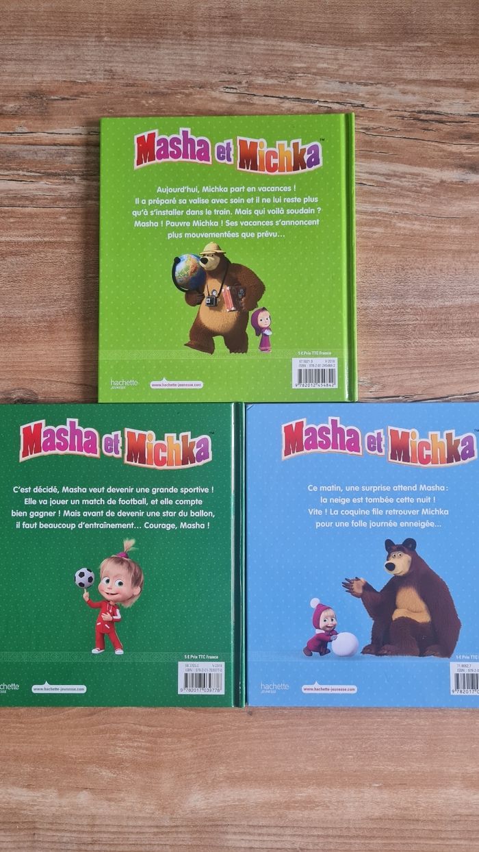 Lot 3 livres Masha et Michka - photo numéro 2