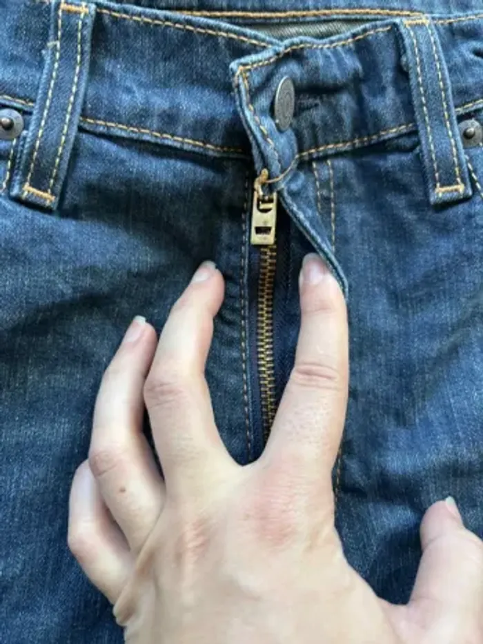 Jean Levi’s 502 Bleu Foncé marine M/40 W30 L34 – Slim taper Homme - photo numéro 7