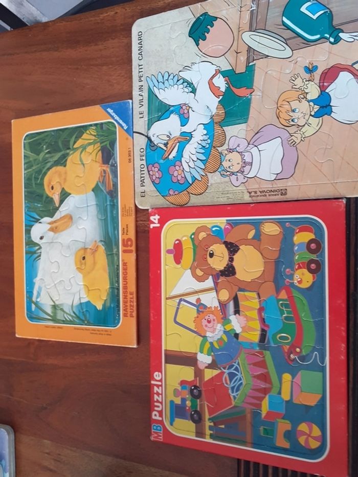 Lot 3 puzzles 1er age