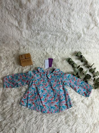 Blouse liberty Jacadi taille 12 mois