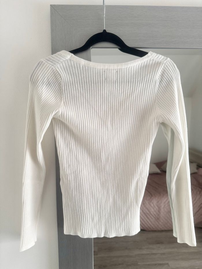 Pull blanc ASOS - photo numéro 3