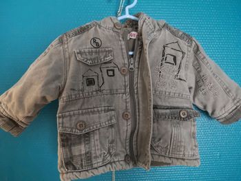 Veste grise automne 6 mois