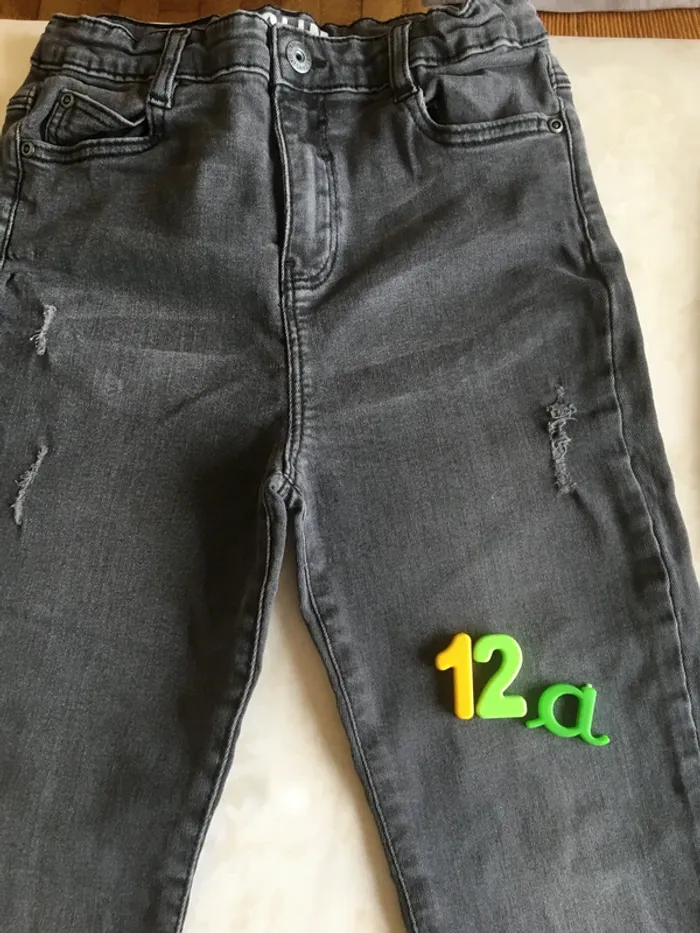 Lot de 2 Jeans - 12 ans/ 152 cm - photo numéro 4