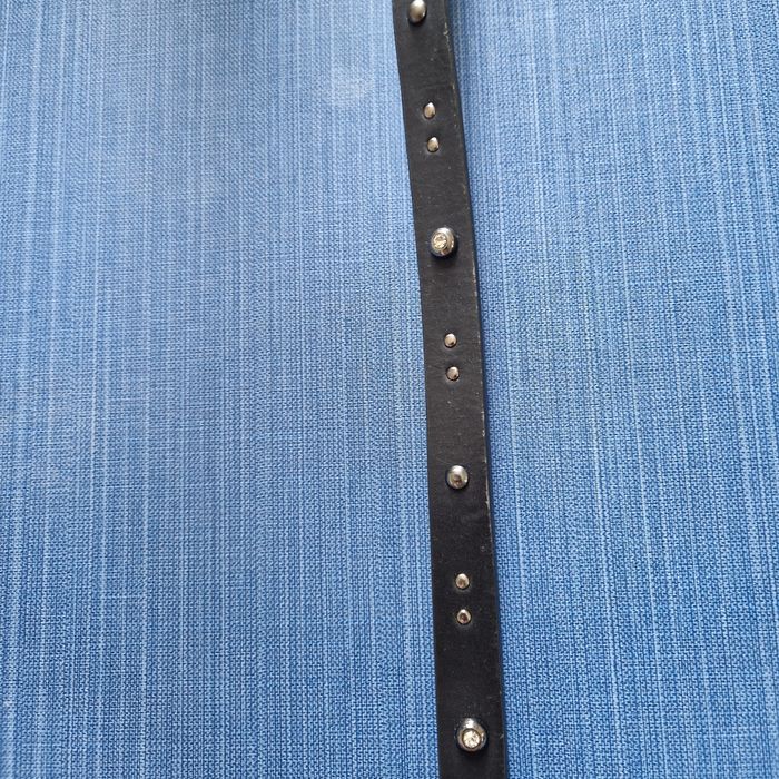 Ceinture 100cm noir a strass - photo numéro 2