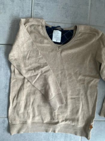 Pull col V garçon Zara