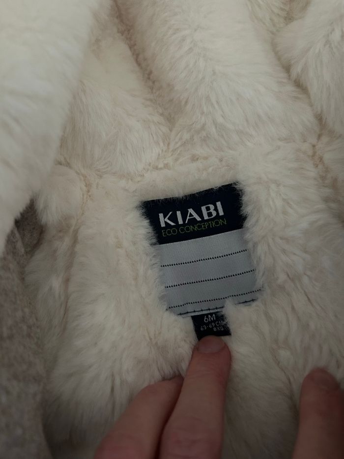 Manteau bébé fille taille 6 mois Kiabi - photo numéro 2