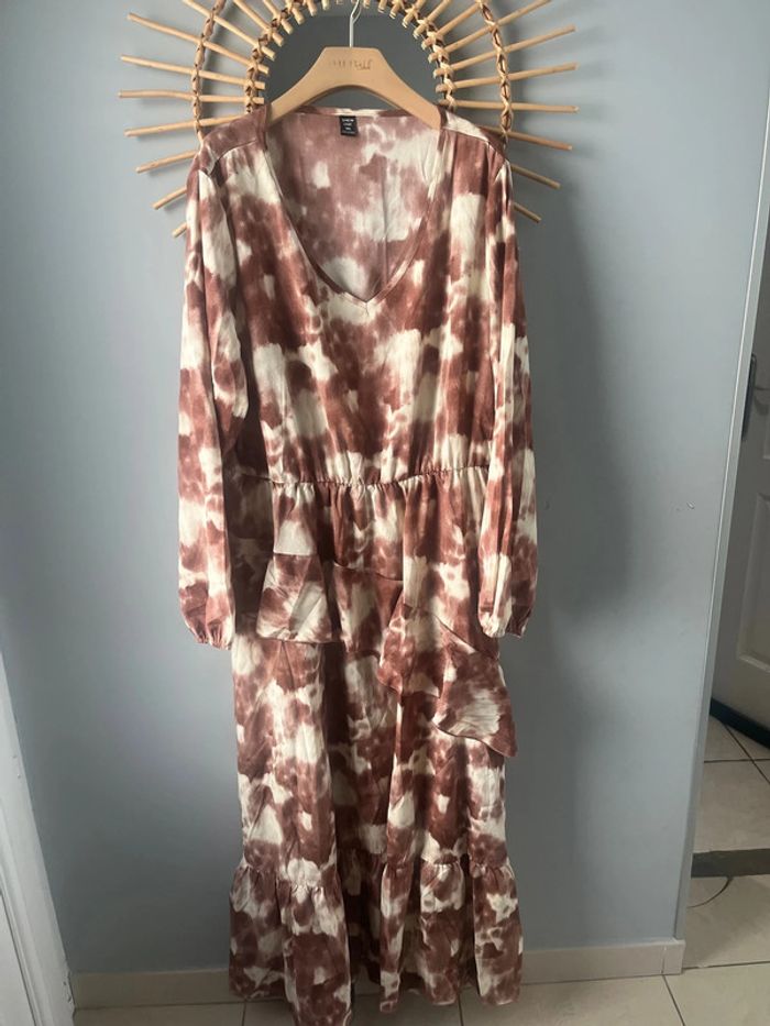 Superbe robe mi saison manche longue shein curve xxxl neuve