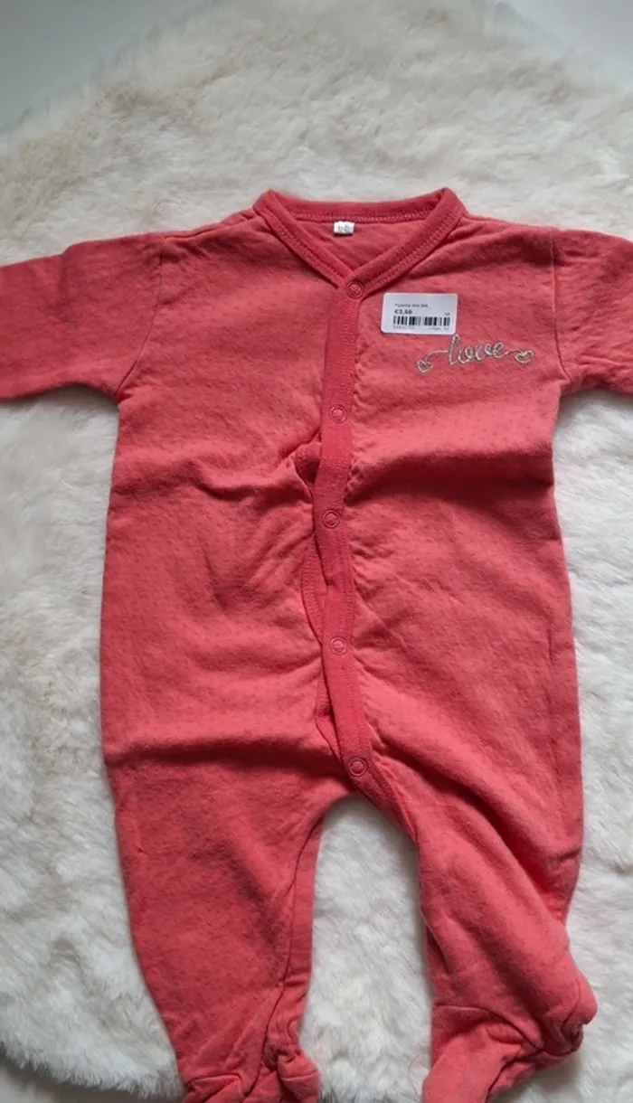 Lot de 2 grenouillères taille 6 mois - photo numéro 3