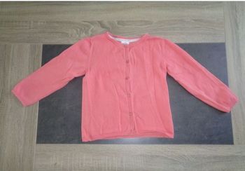 Gilet tape a l'oeil fille 4 ans