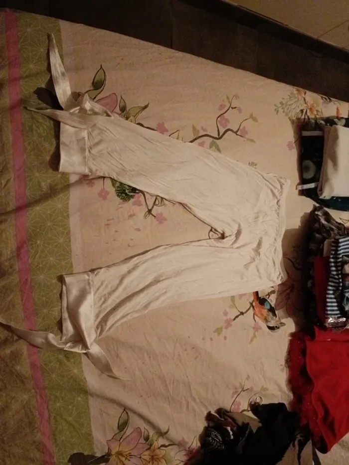 Legging court blanc 36