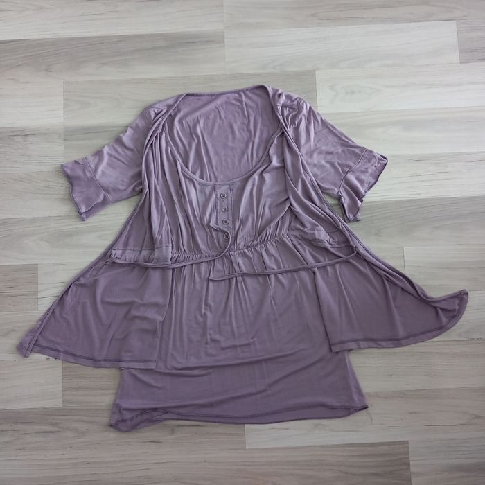 Chemisier long femme mauve taille M - photo numéro 2