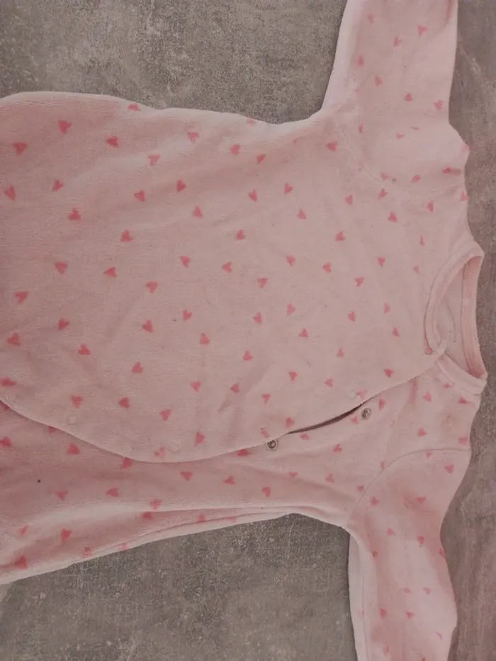 Pyjama grenouillère bébé fille Vertbaudet 12 mois - photo numéro 3