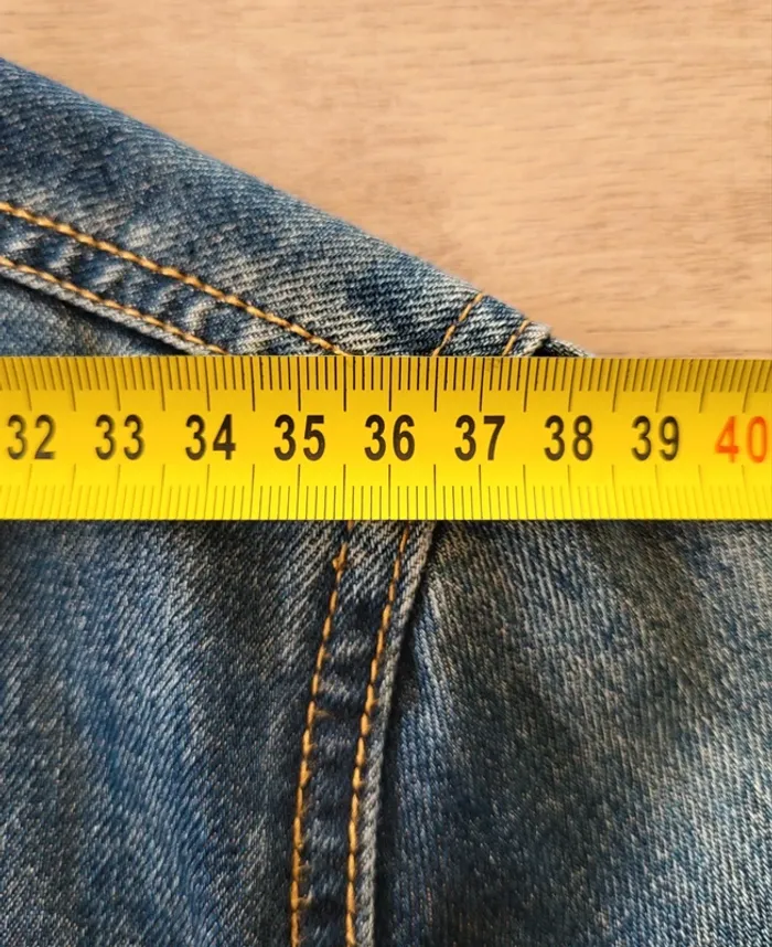 Veste en jean bleue foncée Kiabi Taille S ou 34 36 - photo numéro 10