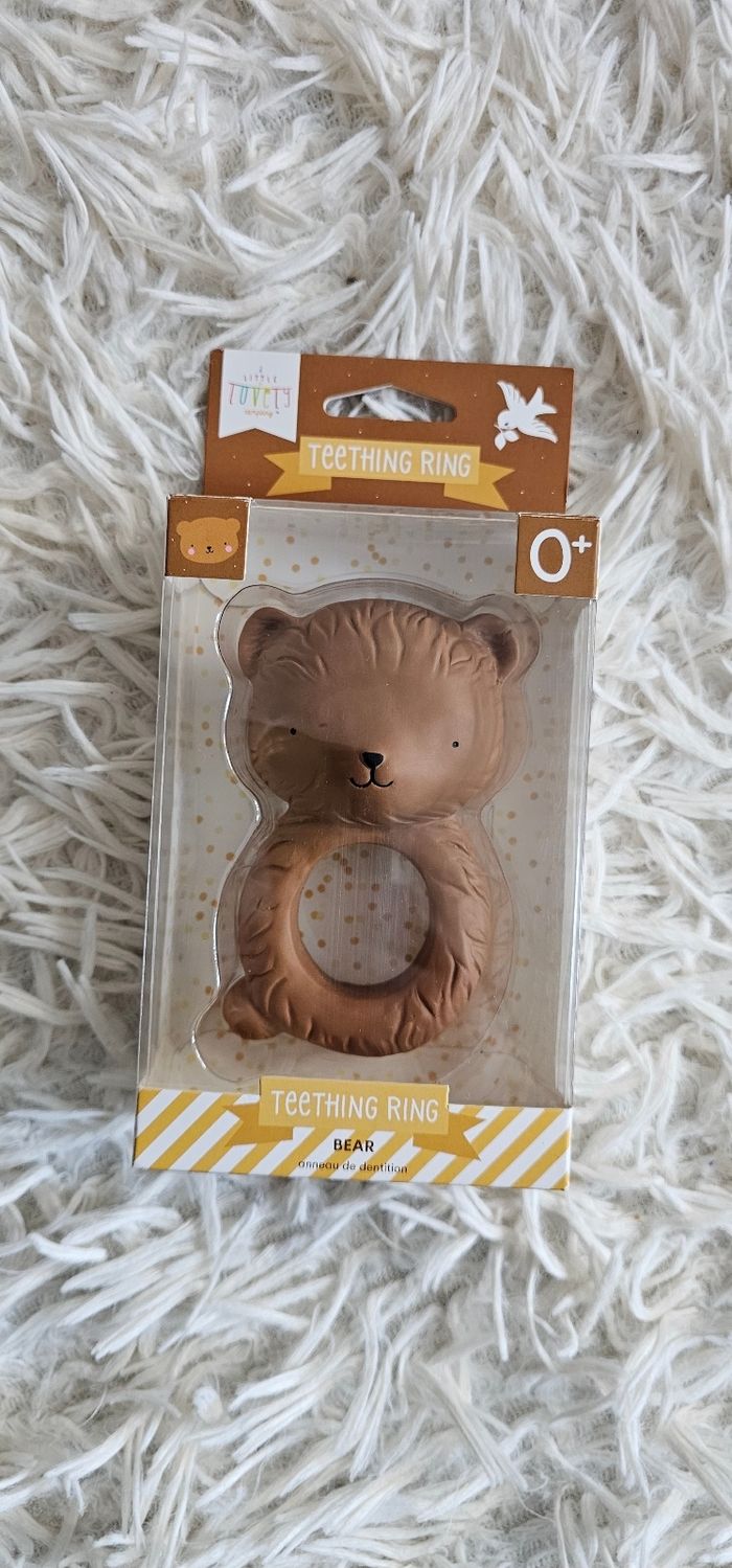 Anneau de dentition en latex ourson 🐻