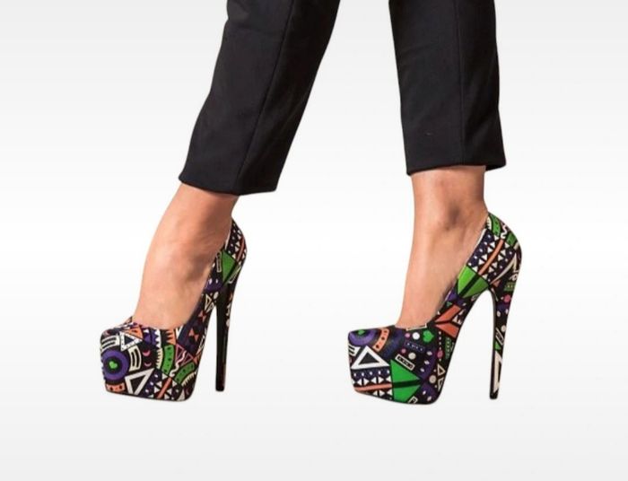 Magnifiques escarpins plateforme faits main 🇫🇷✨ - photo numéro 10