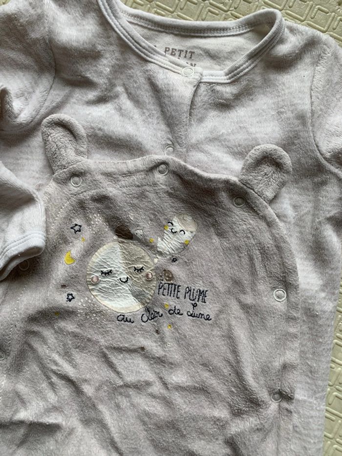 Lot de 3 pyjamas Petit béguin C&A 6 mois tbe - photo numéro 4