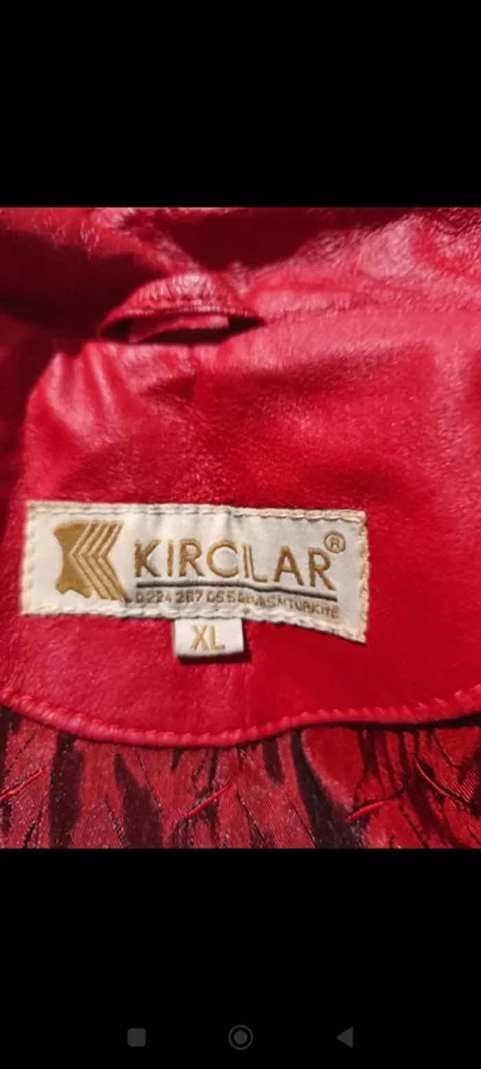Manteau en cuir Kircilar T XL - photo numéro 7
