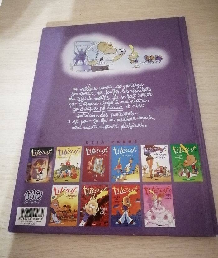 Livre - Titeuf - mes meilleurs copains- en très bon état - photo numéro 2