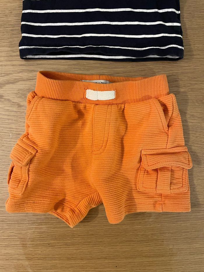 Ensemble teeshirt short beau gosse - photo numéro 3