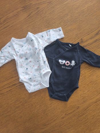 Lot de 2 bodies