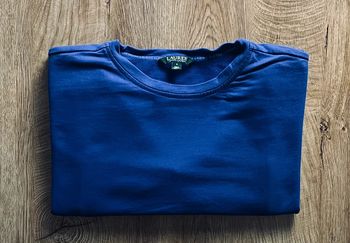Pull bleu Lauren Ralph Lauren (logo brodé) pour femme, taille S