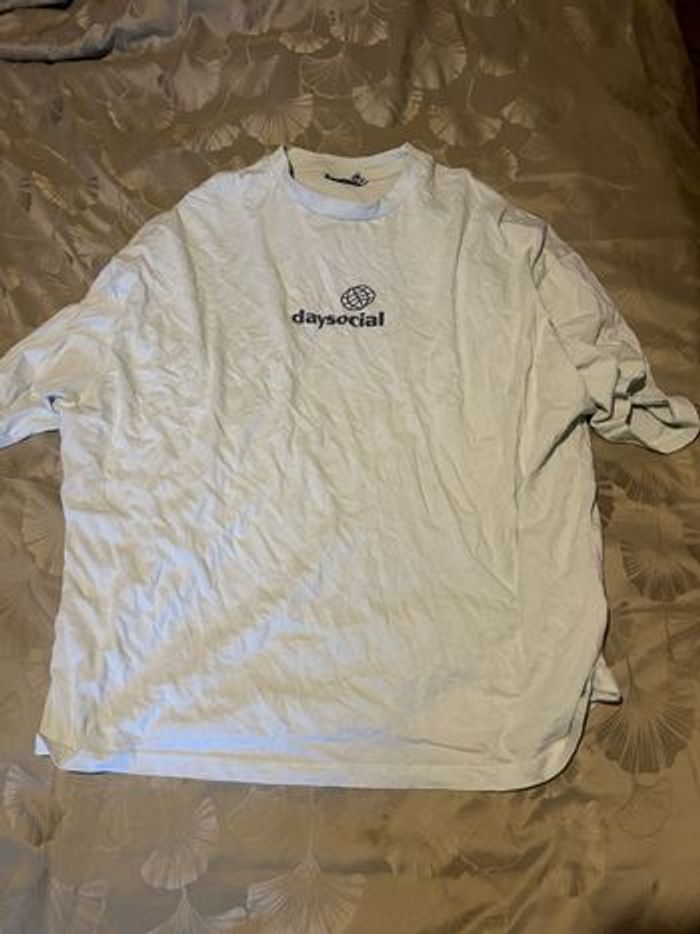 👕 T-shirt oversize beige – ASOS DESIGN – Taille S - photo numéro 3