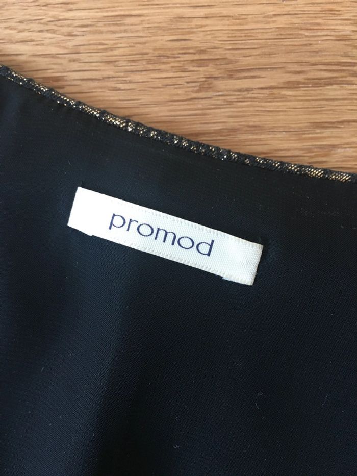 Petite robe noire et doré Promod - photo numéro 6