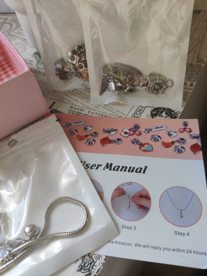 Kit DIY bijoux bracelets breloques - photo numéro 3