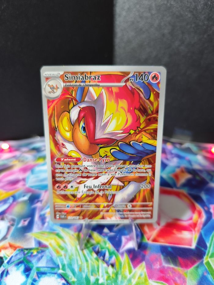 Carte pokémon neuve 🇨🇵 Simiarbraz 173/167 Mascarade Crépusculaire - photo numéro 2