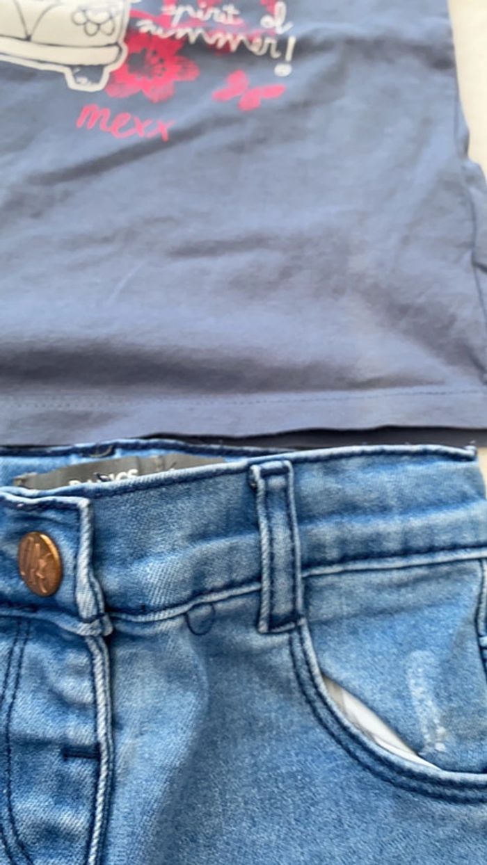 Jeans + t-shirt - 9 mois - photo numéro 3