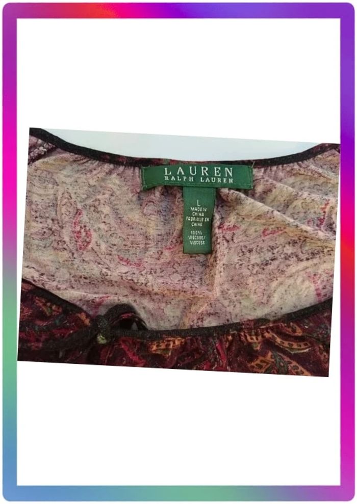 Blouse manches 3/4 L Lauren Ralph Lauren - photo numéro 2