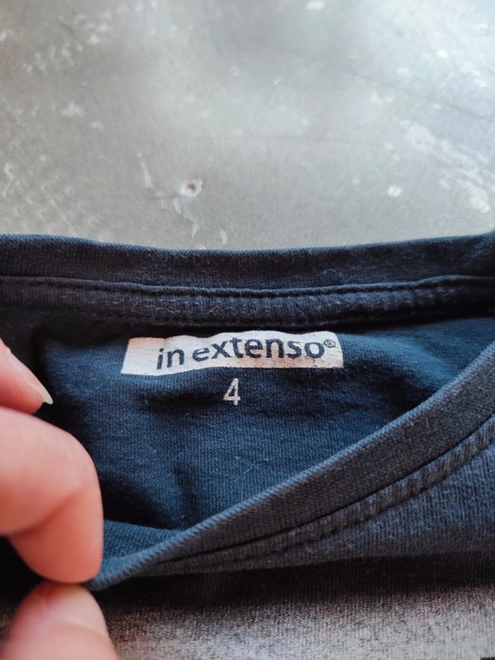 Lot de 5 t-shirts manches longues 4 ans - photo numéro 11