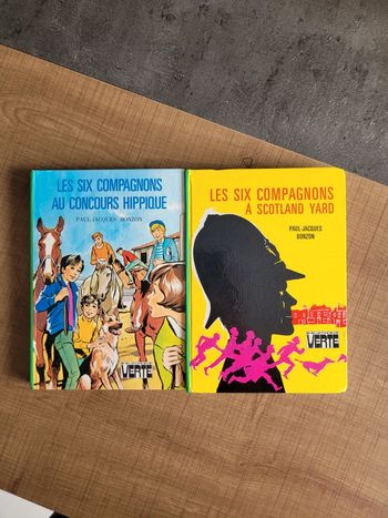 Lot de 2 livres les 6 compagnons
