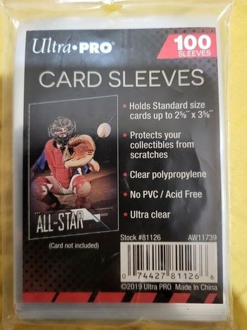 5 Lots de 100 protèges cartes sleeves