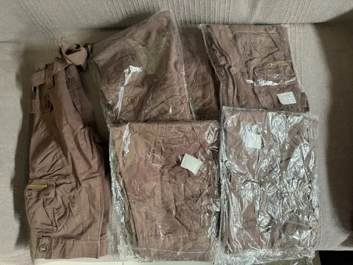 Lot de 6 bermudas marron taille 4/6/8/10/12/14ans - photo numéro 3