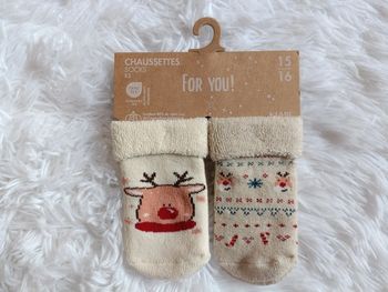 Chaussettes de Noël bébé 15/16