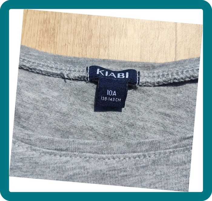 Tee shirt gris fille kiabi 10 ans - photo numéro 7