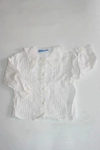 Chemisier blanc Kiabi 12 mois