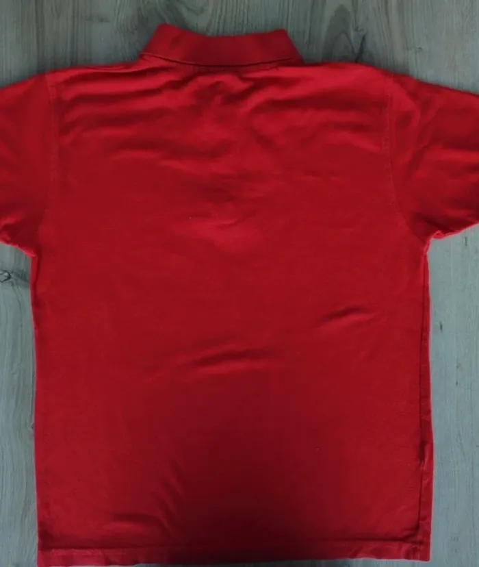 Polo rouge Lacoste taille M - photo numéro 3