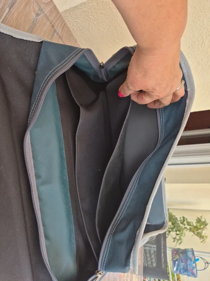 Lee cooper cartable et trousse vert foncé neuf - photo numéro 5