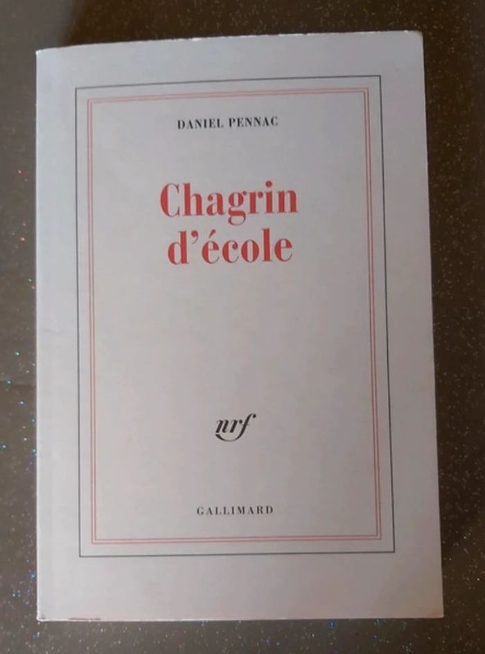 Chagrin d'école - Daniel Pennac