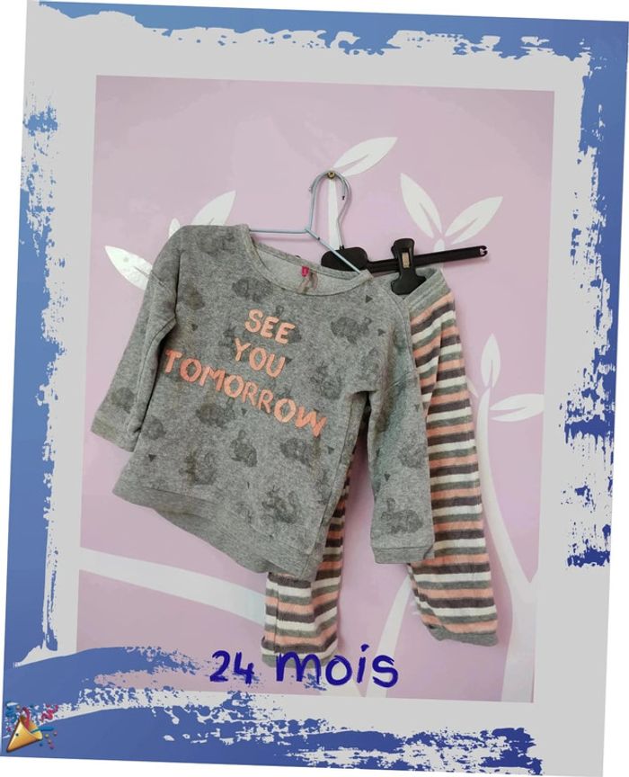 Pyjama 2 pièces 24 mois Orchestra