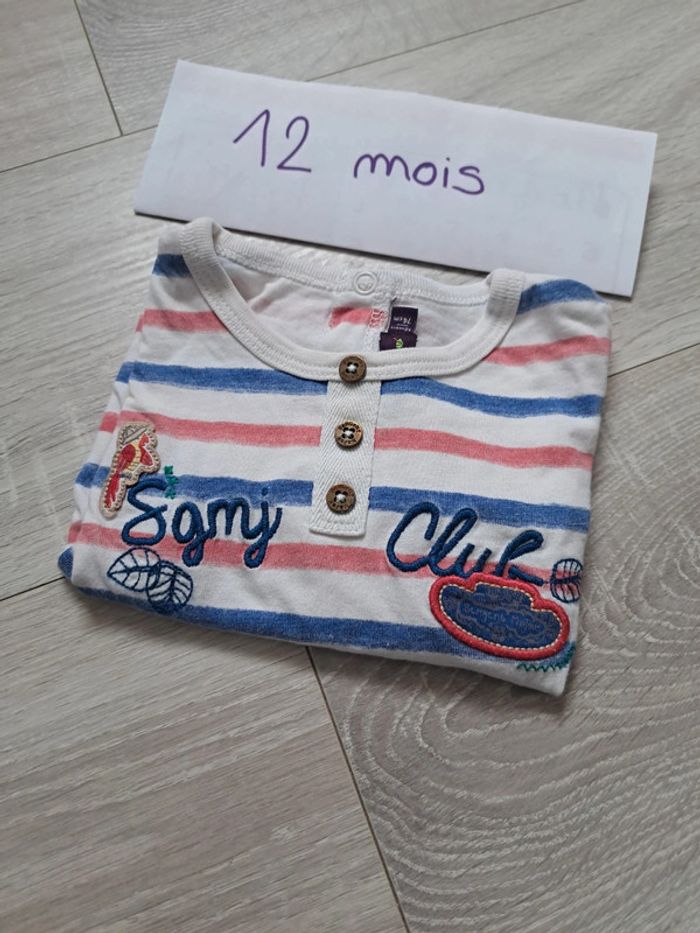 T-shirt manches courtes 12 mois - photo numéro 3