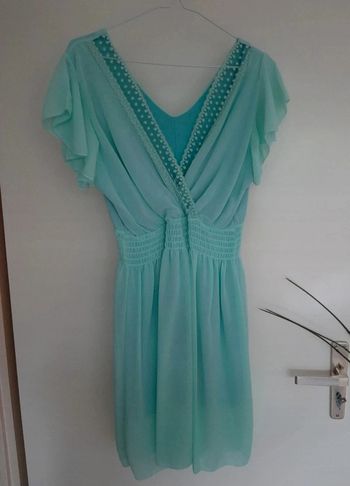 Robe fluide turquoise
